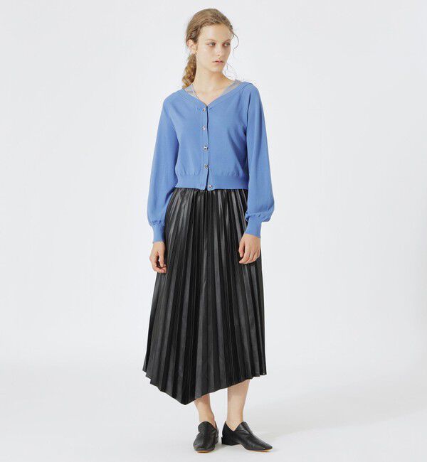  「シアーコンビカーディガン」|ニット・セーター|