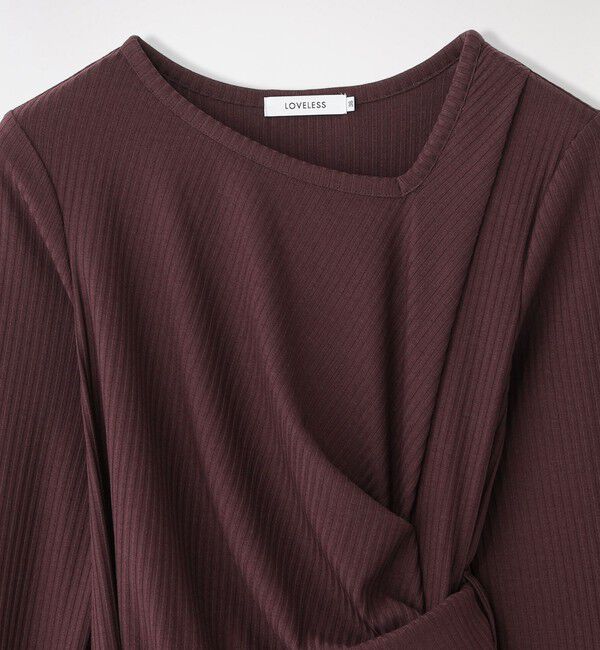  「カットソーニュアンスワンピース」|ワンピース|