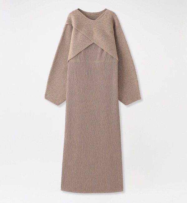  「ニットコンビワンピース」|ワンピース|