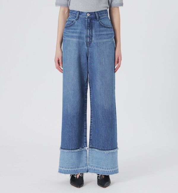  「エクステンドワイドデニム」|デニム|