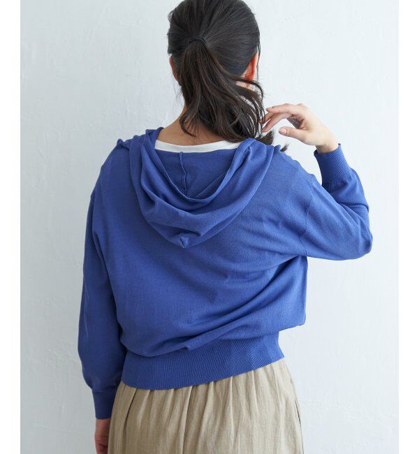 ikka「ニットジップパーカー」|その他|