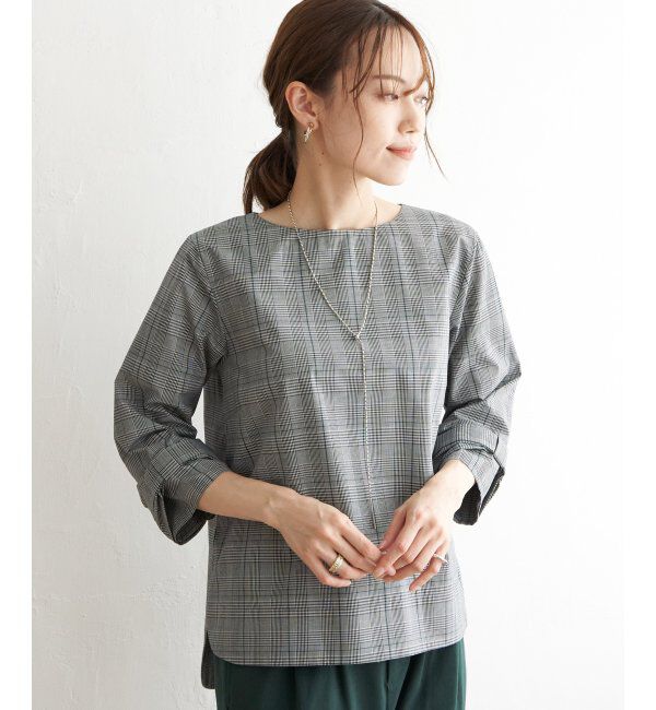 IKKA LOUNGE「袖リボンブラウス」|シャツ・ブラウス|グレイ