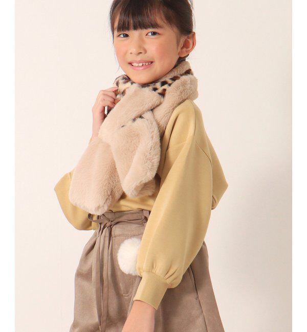 ikka kids「フェイクファー切り替えマフラー」|その他|