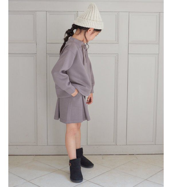 ikka kids「【親子おそろい】ダンボールポンポン付きキュロット（120~160cm）」|スカート|