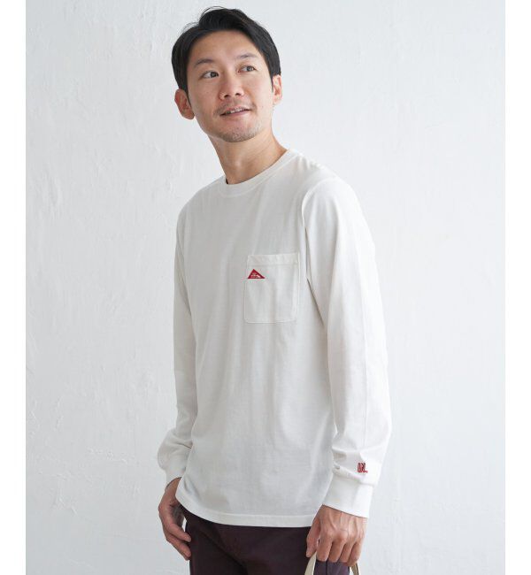 ikka「URBAN NATURE LIFE アーバンネイチャーライフ ワンポイントロンT」|Tシャツ・カットソー|ホワイト