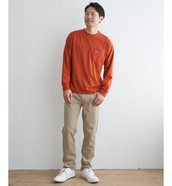 ikka「URBAN NATURE LIFE アーバンネイチャーライフ ワンポイントロンT」|Tシャツ・カットソー|