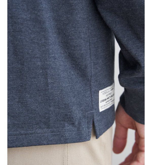 ikka「URBAN NATURE LIFE アーバンネイチャーライフ ワンポイントロンT」|Tシャツ・カットソー|