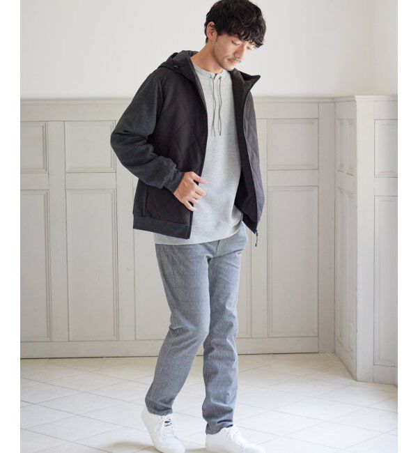 ikka「【抗菌防臭】GOKU楽ダンボールルーイカラー」|パーカー|