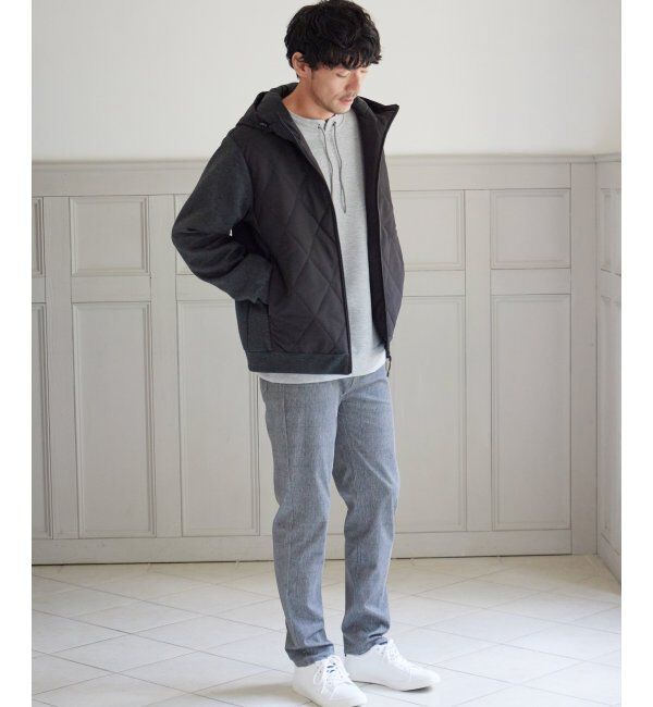 ikka「【抗菌防臭】GOKU楽ダンボールルーイカラー」|パーカー|