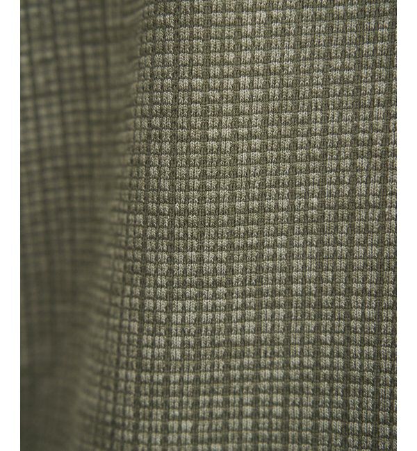 ikka「ビッグワッフルフェイクベストロンT」|Tシャツ・カットソー|