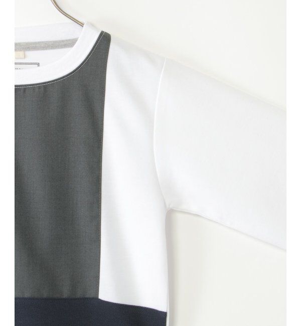 ikka kids「【親子おそろい】7分ポンチブロックスT（120~160cm）」|Tシャツ・カットソー|