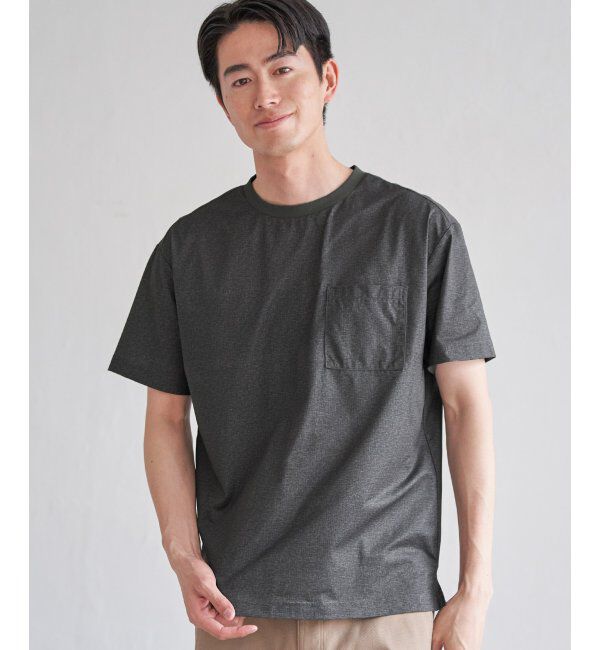 ikka「GOKU楽AIRポケットTシャツ」|Tシャツ・カットソー|