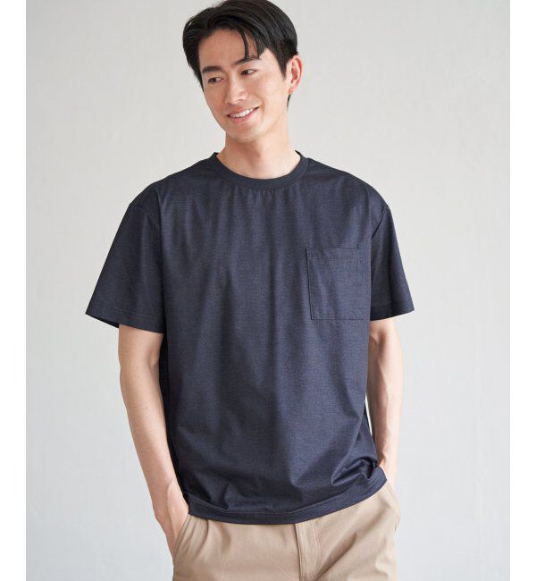 ikka「GOKU楽AIRポケットTシャツ」|Tシャツ・カットソー|