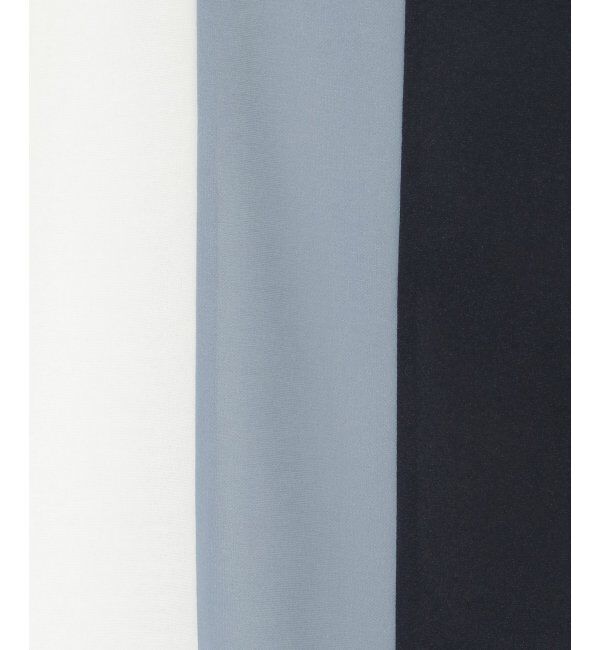 ikka「【接触冷感／吸水速乾】マルチファンクション縦切り替えTシャツ」|Tシャツ・カットソー|