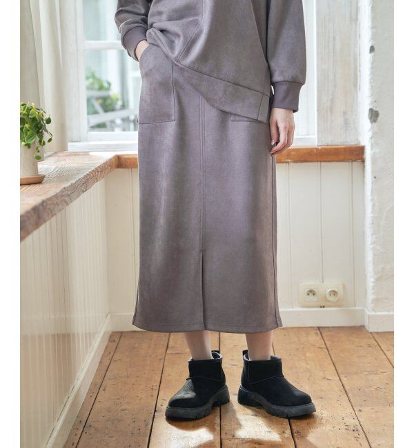 ikka「ムートンショートヒールブーツ」|その他|