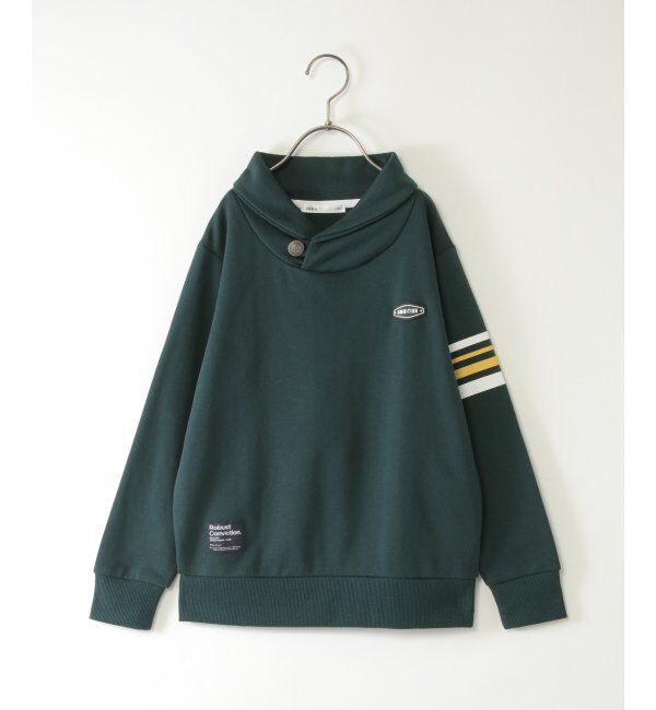 ikka kids「コンチョボタンショール襟トレーナー（120~160cm）」|Tシャツ・カットソー|