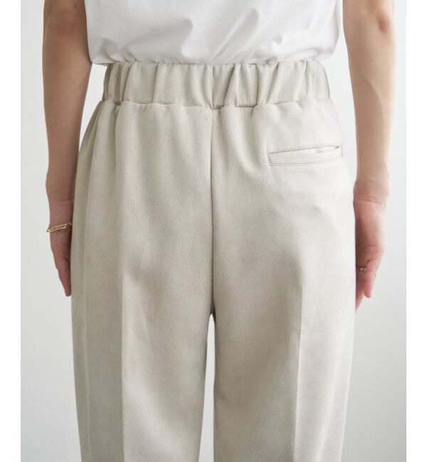 ikka「フェイクスエードテーパードパンツ」|その他|