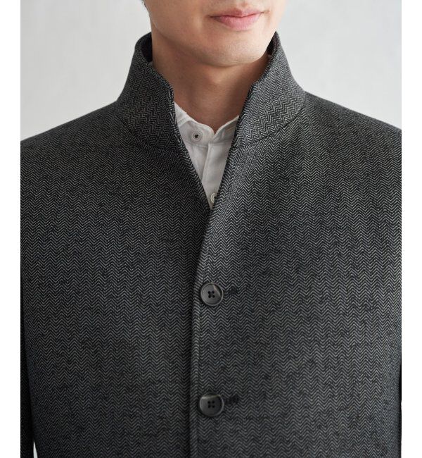 IKKA LOUNGE「ウールライクニットスタンドジャケット」|その他|