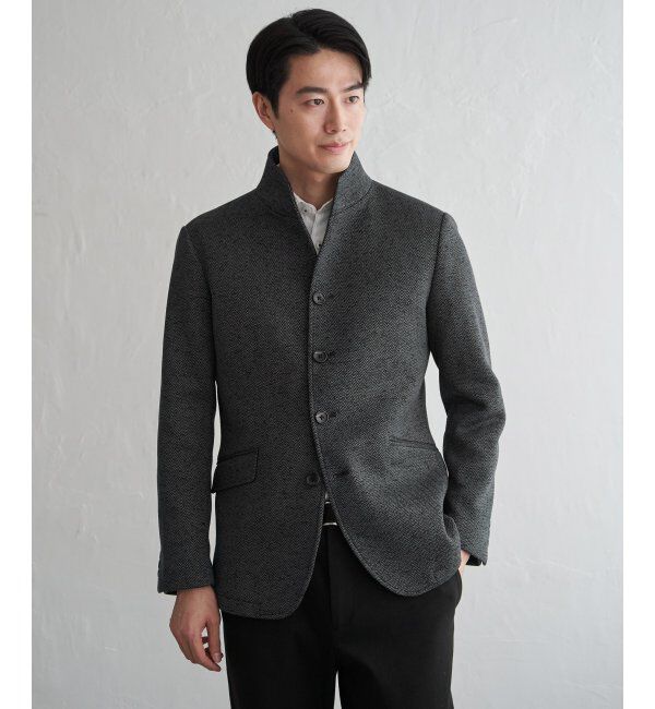 IKKA LOUNGE「ウールライクニットスタンドジャケット」|その他|