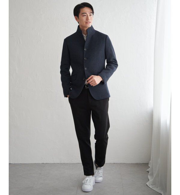 IKKA LOUNGE「ウールライクニットスタンドジャケット」|その他|