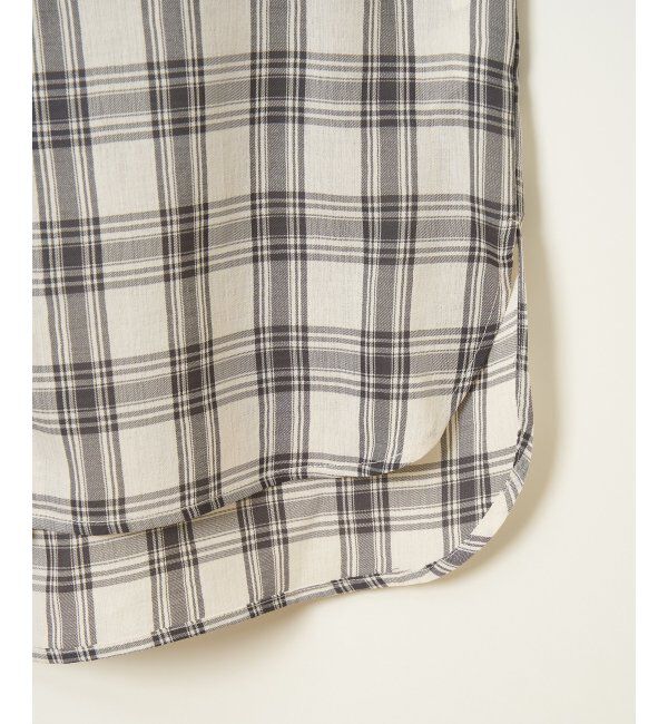 ikka「【接触冷感／UVカット】シアー7分袖フードシャツ」|シャツ・ブラウス|