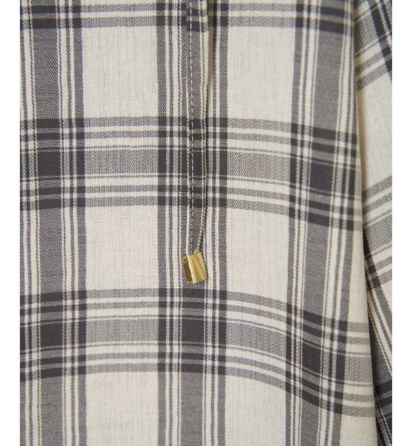 ikka「【接触冷感／UVカット】シアー7分袖フードシャツ」|シャツ・ブラウス|