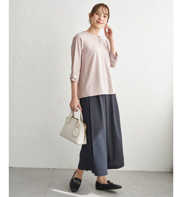 IKKA LOUNGE「冷感さらさらジョーゼットパンツ」|その他|