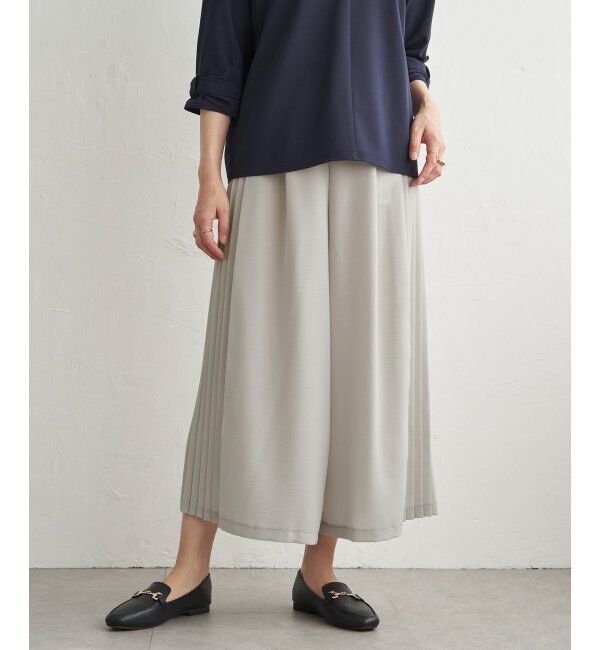 IKKA LOUNGE「冷感さらさらジョーゼットパンツ」|その他|