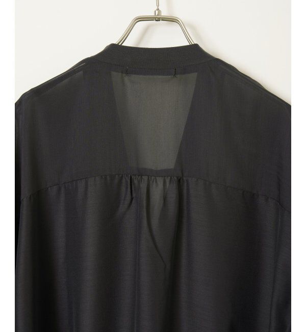 ikka「シアー9分袖カーデブルゾン」|ブルゾン・スタジャン|