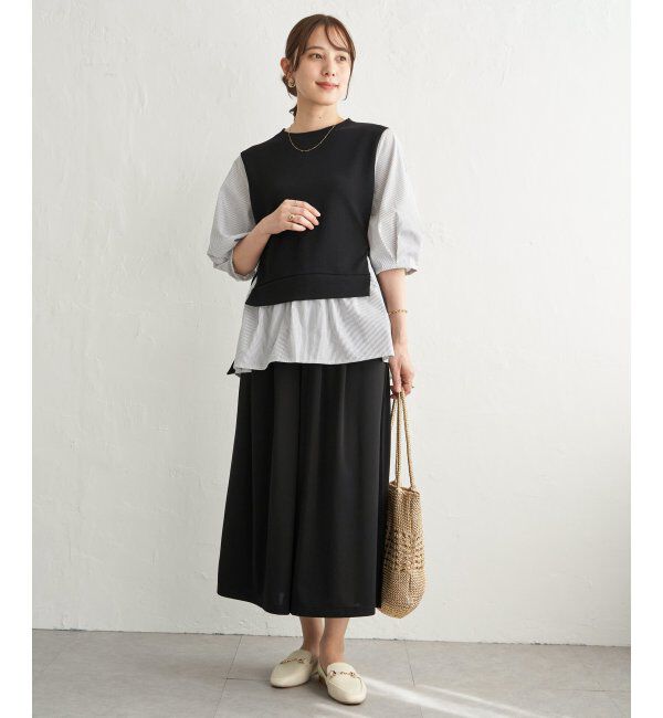 ikka「異素材切り替えフェイクレイヤード」|その他|