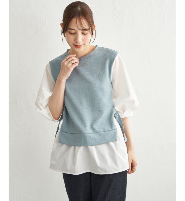 ikka「異素材切り替えフェイクレイヤード」|その他|