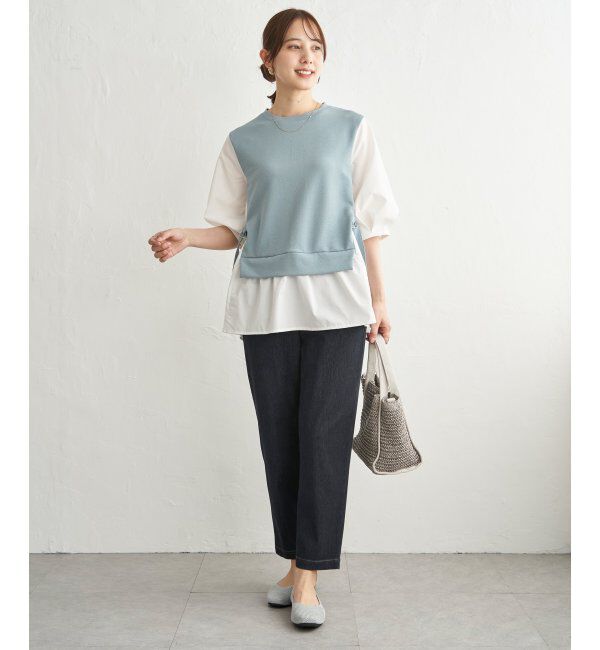 ikka「異素材切り替えフェイクレイヤード」|その他|