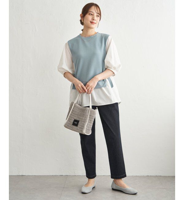 ikka「異素材切り替えフェイクレイヤード」|その他|