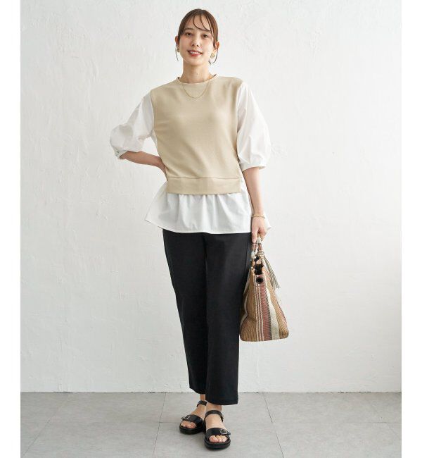 ikka「異素材切り替えフェイクレイヤード」|その他|