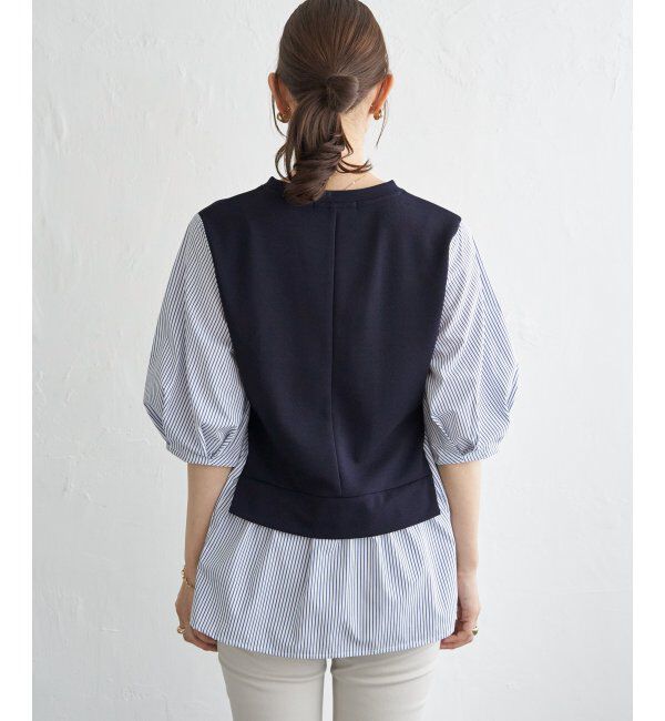 ikka「異素材切り替えフェイクレイヤード」|その他|