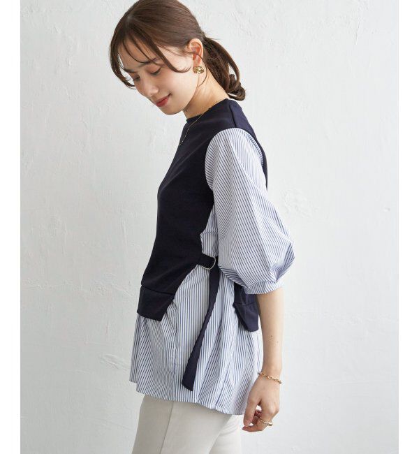 ikka「異素材切り替えフェイクレイヤード」|その他|