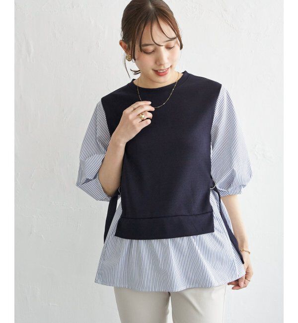 ikka「異素材切り替えフェイクレイヤード」|その他|