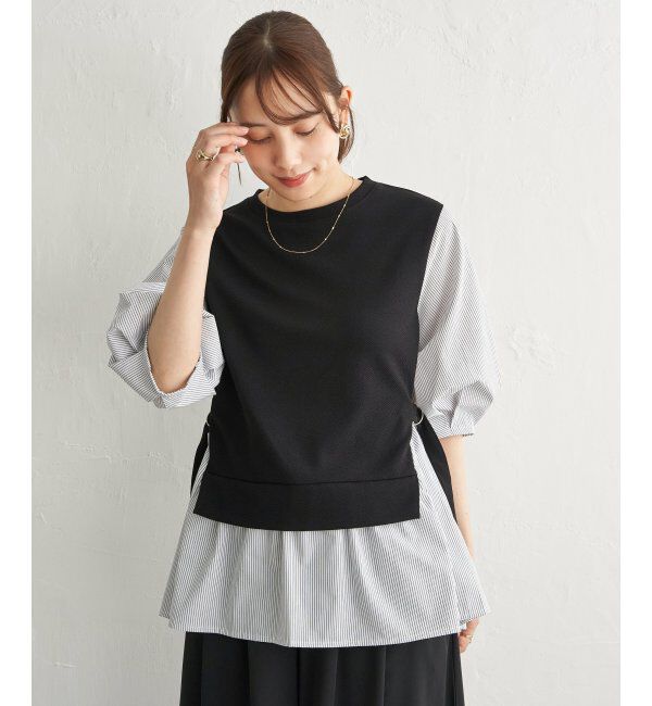 ikka「異素材切り替えフェイクレイヤード」|その他|