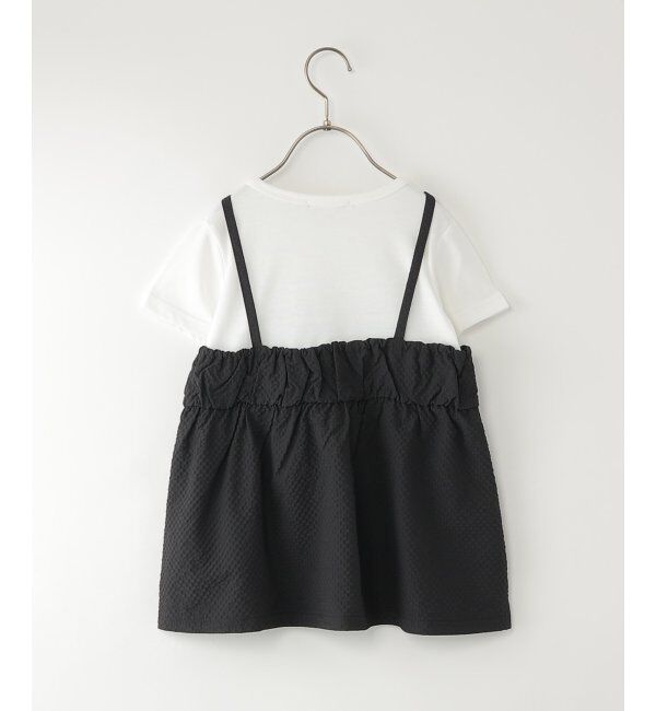 ikka kids「サッカーキャミドッキングプルオーバー（120~160cm）」|シャツ・ブラウス|