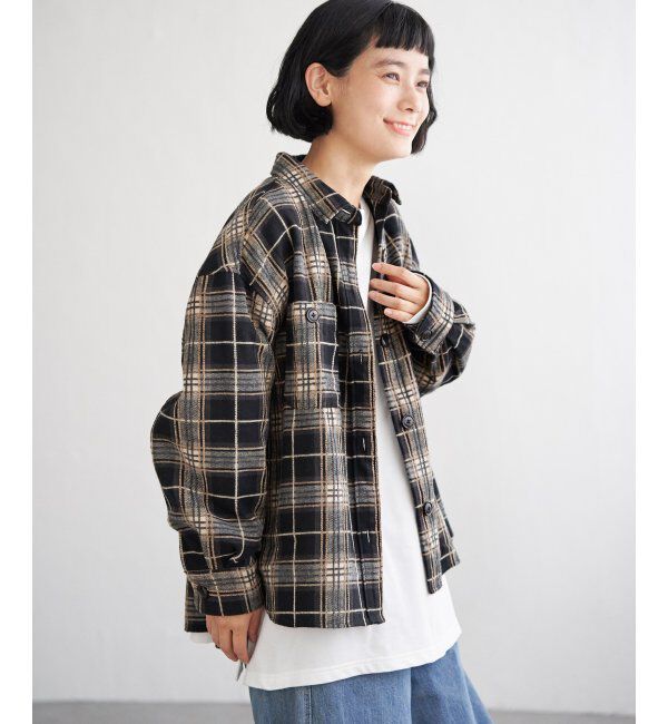 Lbc with Life「モールチェックCPOシャツ」|シャツ・ブラウス|