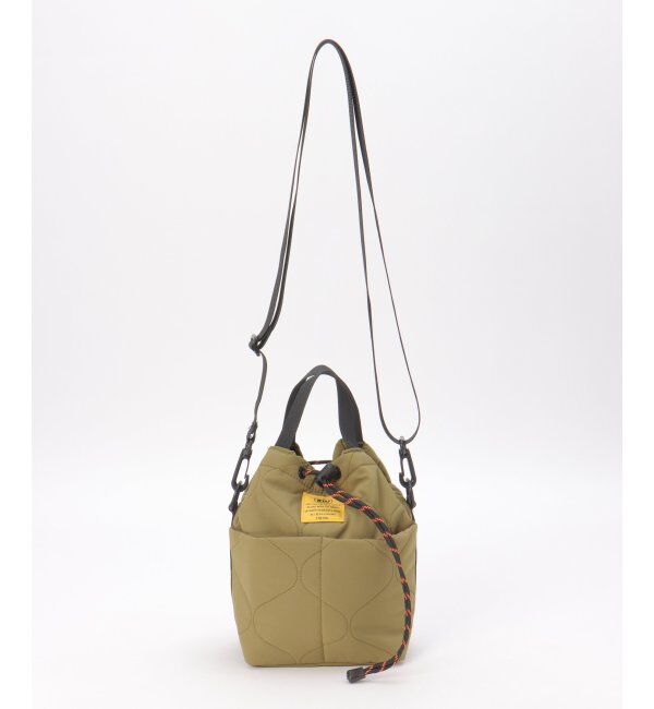 Lbc with Life「パデットポケッタフルミニバッグ」|傘|カーキ