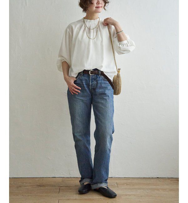 Lbc with Life「襟タックブラウス」|シャツ・ブラウス|