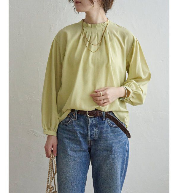 Lbc with Life「襟タックブラウス」|シャツ・ブラウス|