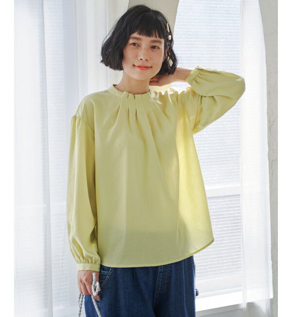 Lbc with Life「襟タックブラウス」|シャツ・ブラウス|