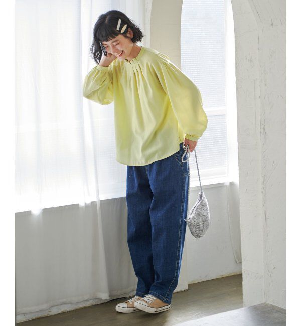 Lbc with Life「襟タックブラウス」|シャツ・ブラウス|