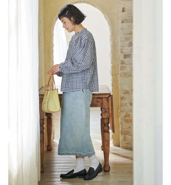 Lbc with Life「襟タックブラウス」|シャツ・ブラウス|