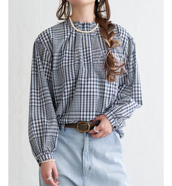 Lbc with Life「襟タックブラウス」|シャツ・ブラウス|