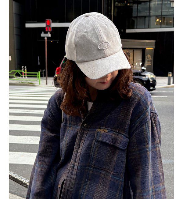 Lbc with Life「Dickies ディッキーズ フェイクスエードロゴキャップ」|その他|アイボリー