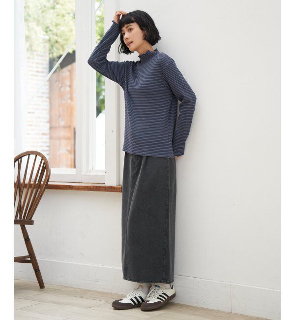 Lbc with Life「ミニワッフルタートルボーダーロンT」|その他|