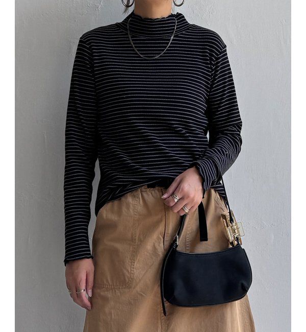 Lbc with Life「ミニワッフルタートルボーダーロンT」|その他|